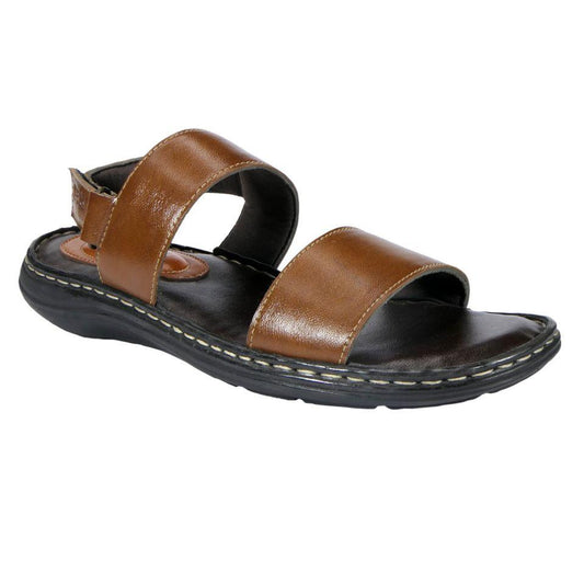 AM PM Men's Daily wear Leather Sandals c5fu54-ny