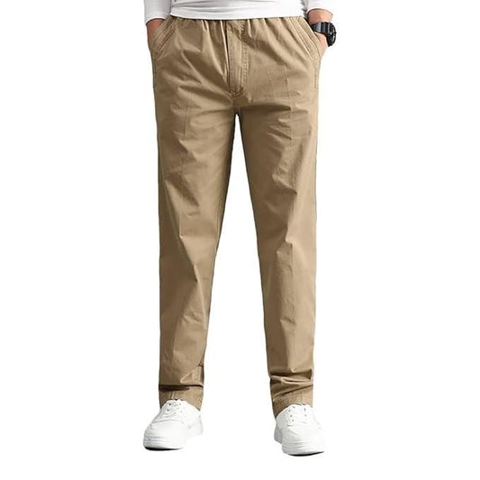 Men Regular Khaki Solid Chinos c5fu54-ny