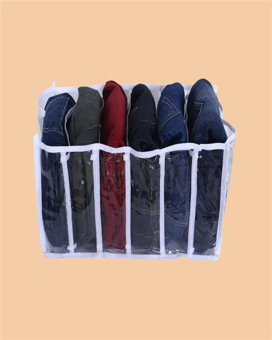 6 Grids Folding Clothes Organizer c5fu54-ny