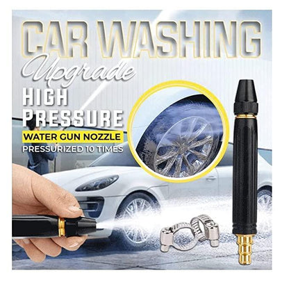 Portable High Pressure Washing Water Nozzle (Black) c5fu54-ny