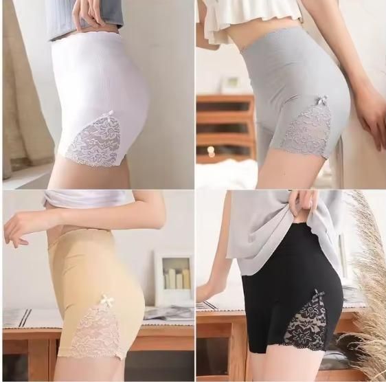 Women Summer Underpants Lace Safe Panties Thin Slim Fit Seamless Breathable Short Pants c5fu54-ny