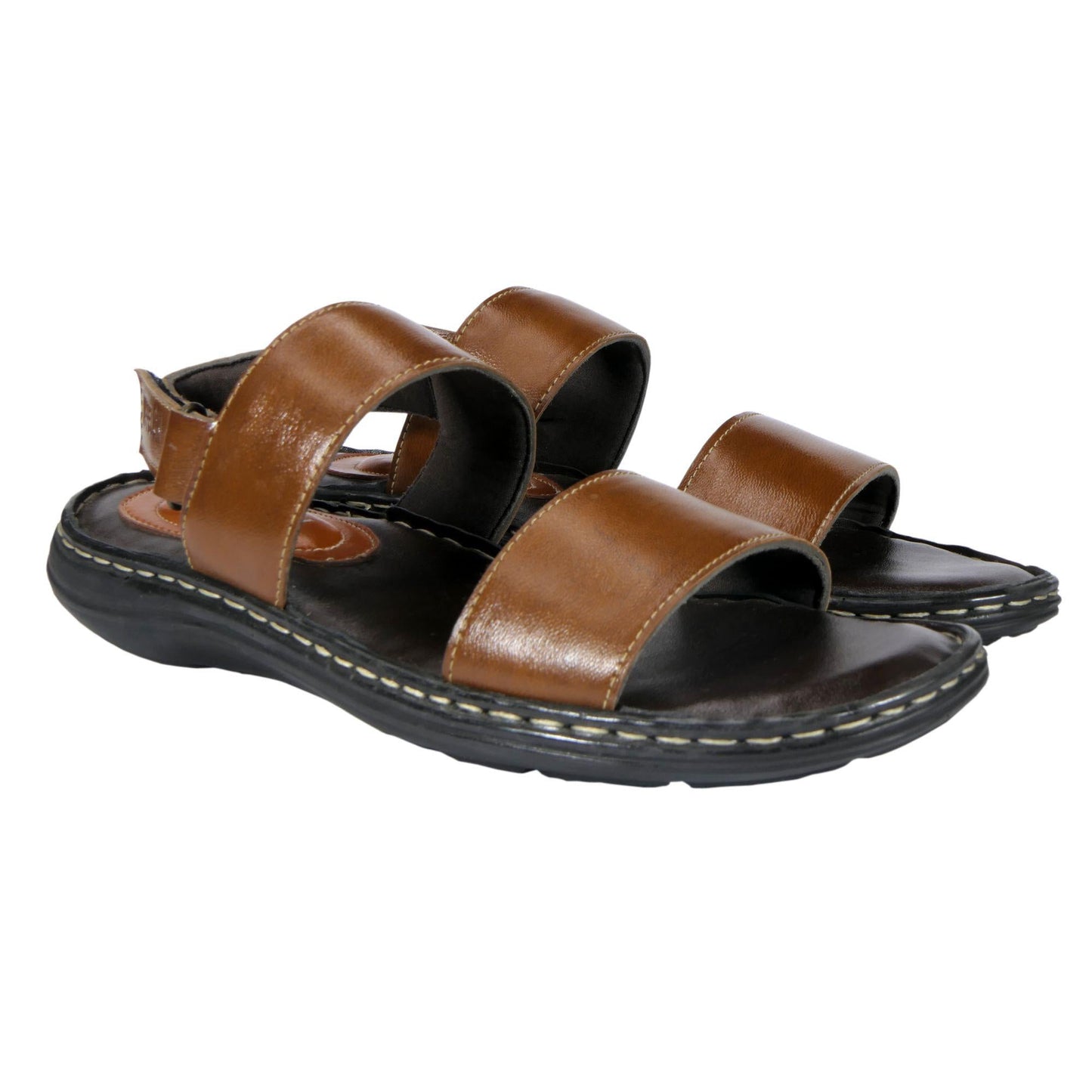 AM PM Men's Daily wear Leather Sandals c5fu54-ny