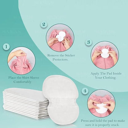 Disposable Armpit Sweat Pad Pack of 10pc c5fu54-ny