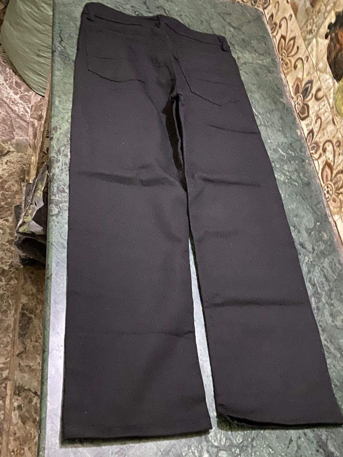 Men's Loose Fit Mid Rise Black Jeans c5fu54-ny