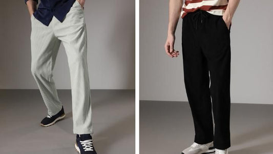 Combo of 2 Men's Caudray Fabric Stylish Pants c5fu54-ny