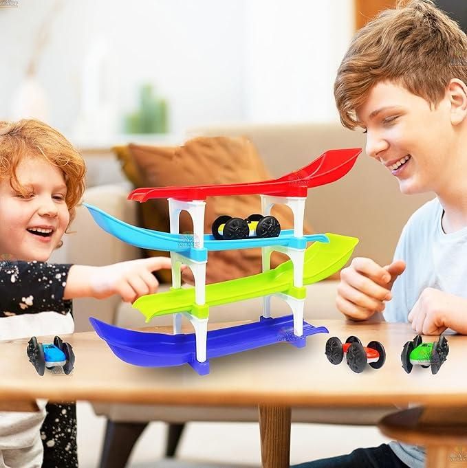 Ramp Racer , Multi level Ramp Racing Car Toy Set c5fu54-ny