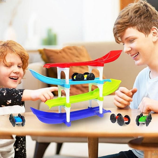 Ramp Racer , Multi level Ramp Racing Car Toy Set c5fu54-ny