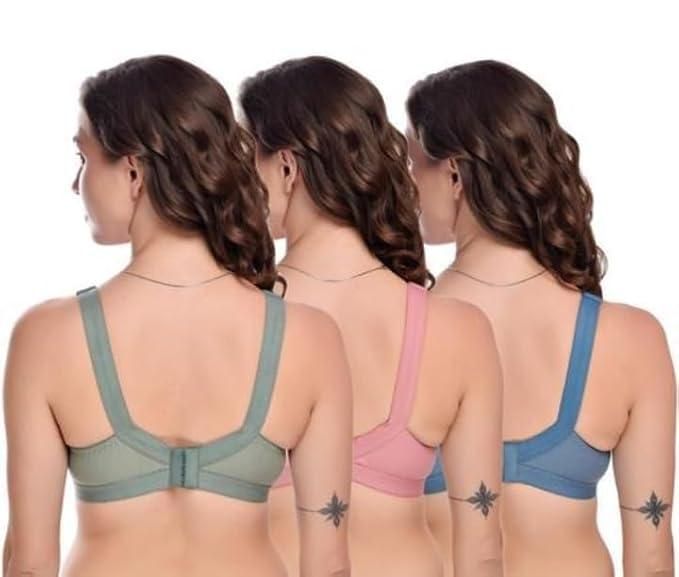 Full Coverage Non Padded Bra Pack of 3 c5fu54-ny