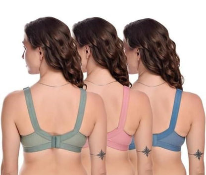 Full Coverage Non Padded Bra Pack of 3 c5fu54-ny
