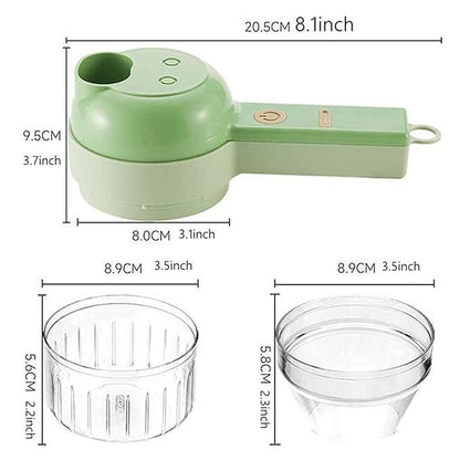 4 in 1 Portable Electric Vegetable Cutter Set c5fu54-ny