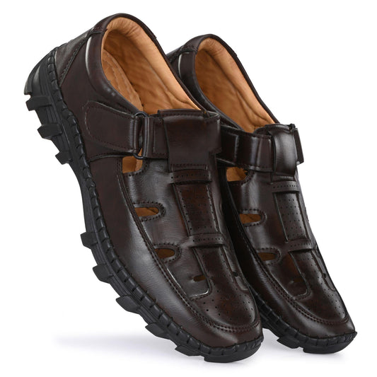 Brown Roman Sandals For Men c5fu54-ny
