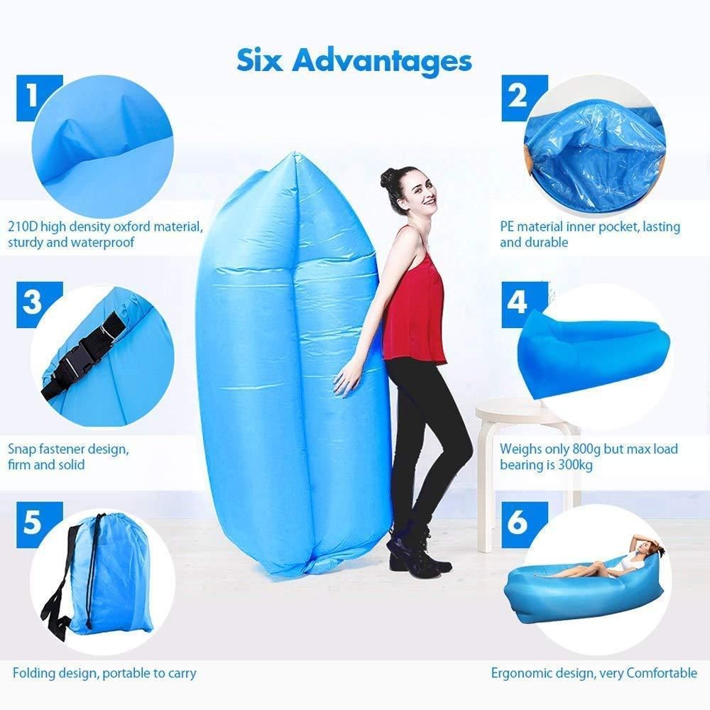 Air Sofa Bed 5 in 1 Inflatable Couch with Electric Pump c5fu54-ny