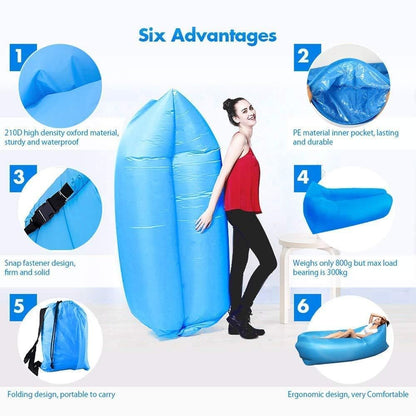 Air Sofa Bed 5 in 1 Inflatable Couch with Electric Pump c5fu54-ny