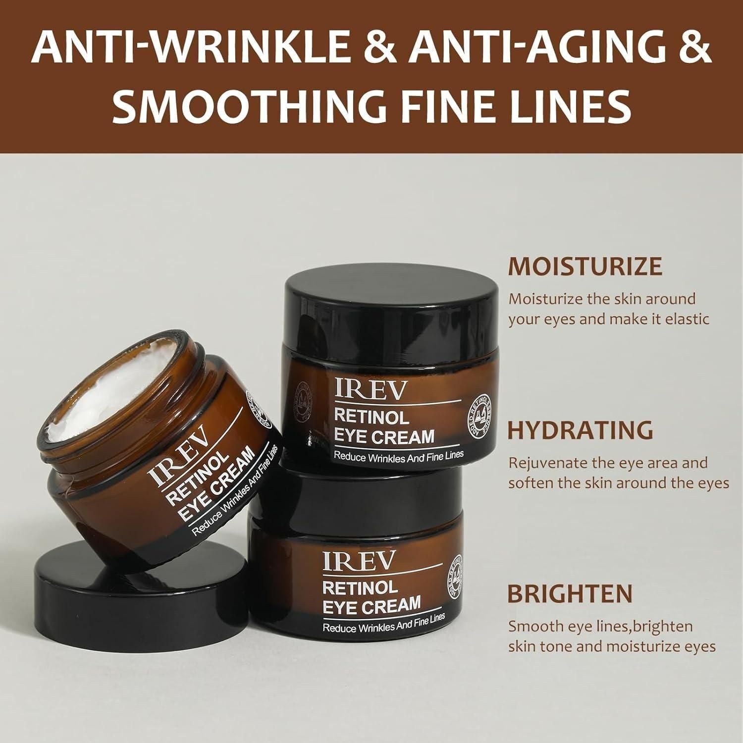 IREV- Retinol Eye Cream 30 ml Each (Pack of 2) c5fu54-ny