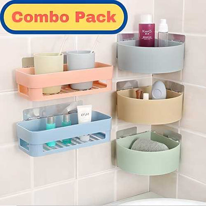 Triangle Wall Mount Storage Basket  Combo Pack c5fu54-ny