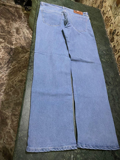 Men's Loose Fit Mid Rise Light Blue Jeans c5fu54-ny