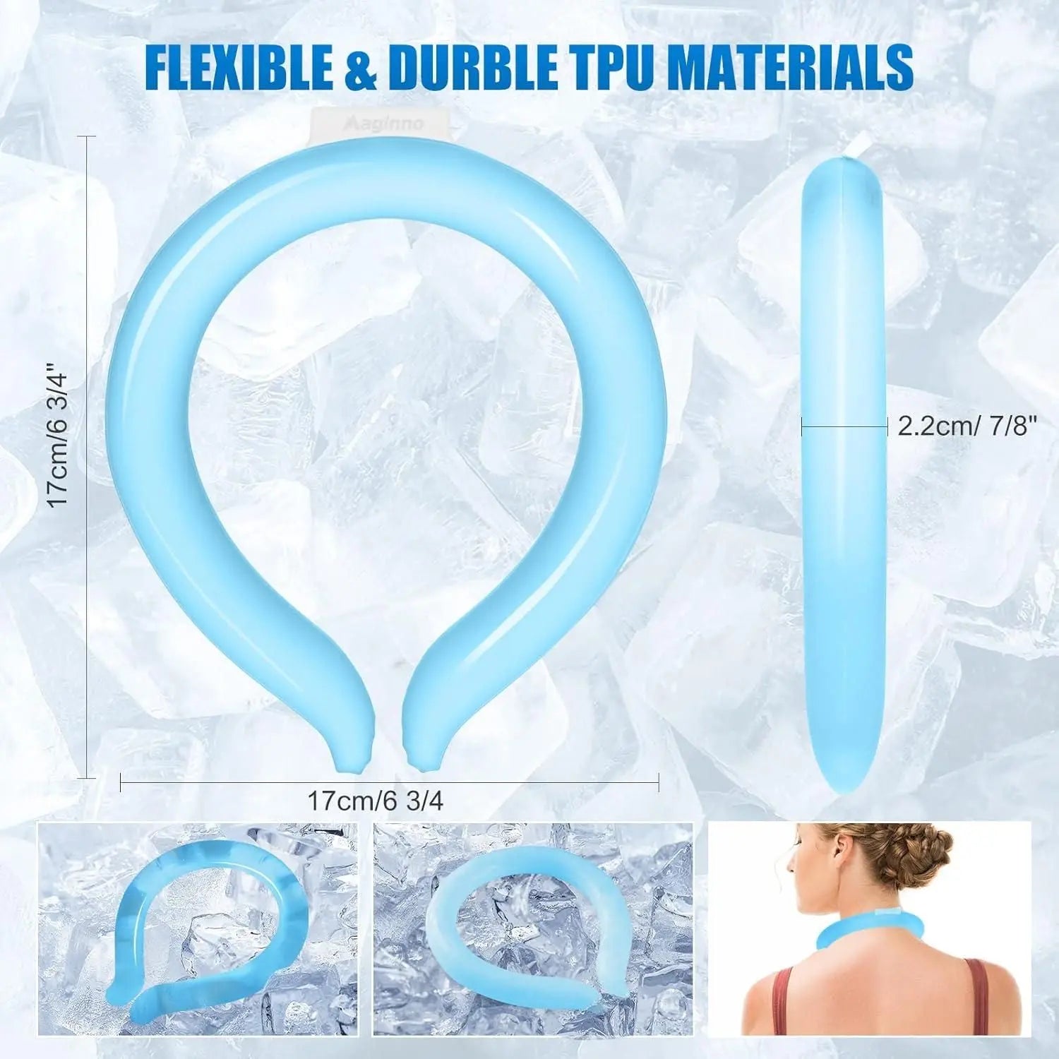 Reusable Neck Cooling Wraps Tube c5fu54-ny