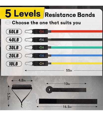 Resistance Band Set for Heavy Workout c5fu54-ny