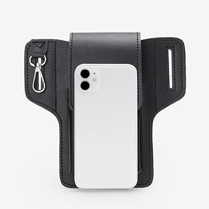 Multipurpose PU Leather Mobile Pouch with Belt Loop c5fu54-ny