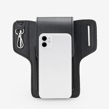 Multipurpose PU Leather Mobile Pouch with Belt Loop c5fu54-ny