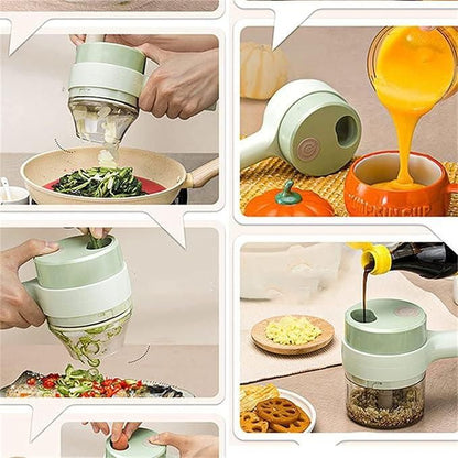 4 in 1 Portable Electric Vegetable Cutter Set c5fu54-ny