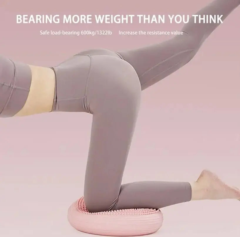 Inflatable Core Trainer Yoga Balance Pad Set c5fu54-ny