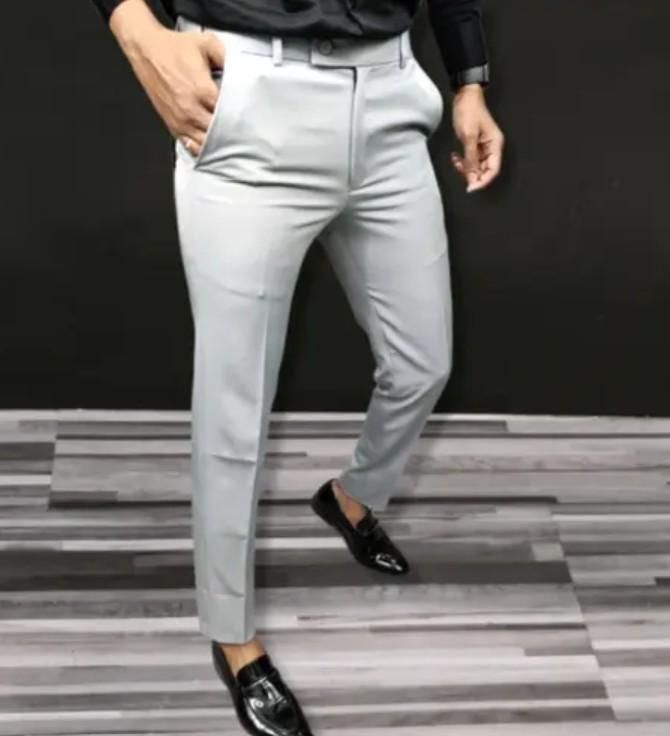 Premium Waist Adjustable Lycra Men's Trouser (Pack of 2) c5fu54-ny