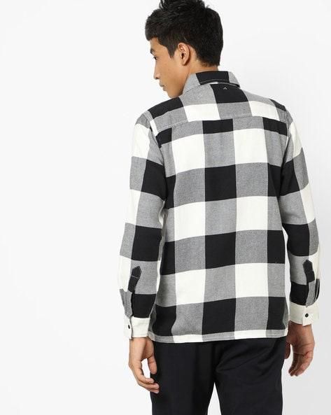 Men's Cotton Check Print Casual Shirt (Combo of 3) c5fu54-ny