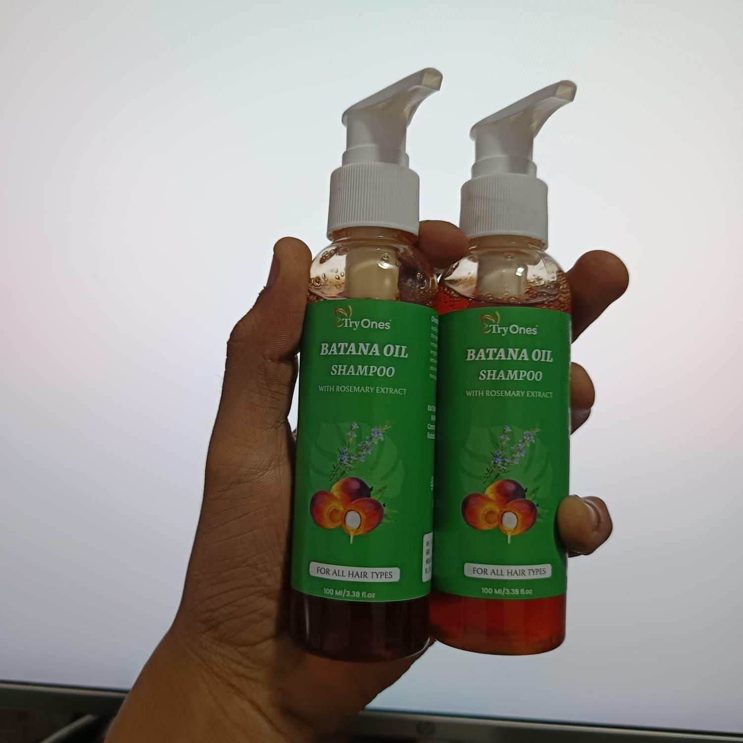 TryOnes BATANA OIL SHAMPOO with Rosemary Extract (Pack of 2) c5fu54-ny