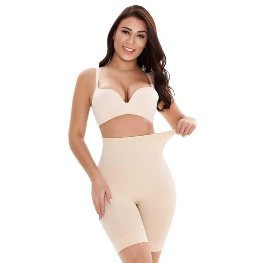 4-in-1 Shaper - Quick Slim Shape Wear Tummy, Back, Thighs, Hips - Black/Efffective Seamless Tummy Tucker c5fu54-ny