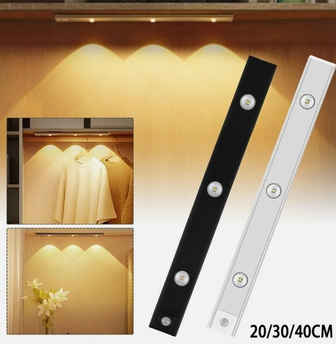 LED PIR Motion Sensor Cabinet  With USB Rechargeble c5fu54-ny