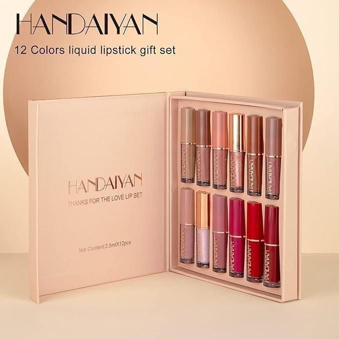 Velvet Matte Liquid Lipstick Set 12Pcs c5fu54-ny