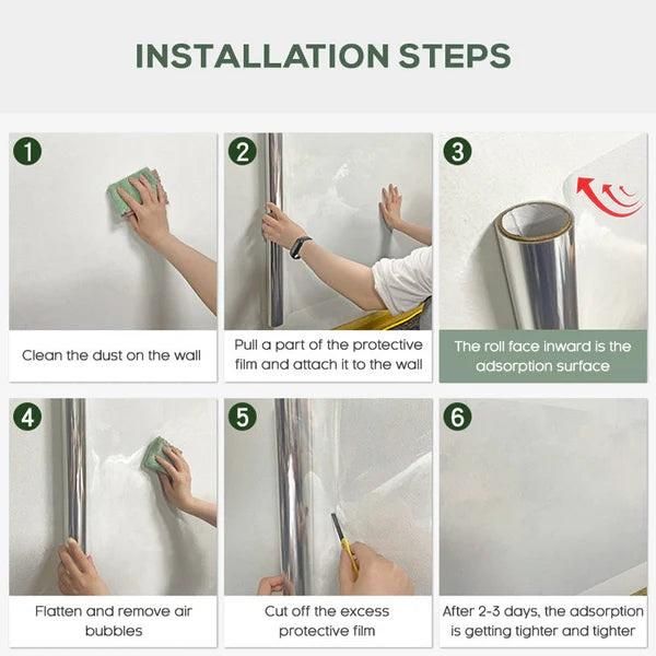 Self- Adhesive Transparent Electrostatic Wall Protection Film Buy 1 Get 1 Free c5fu54-ny