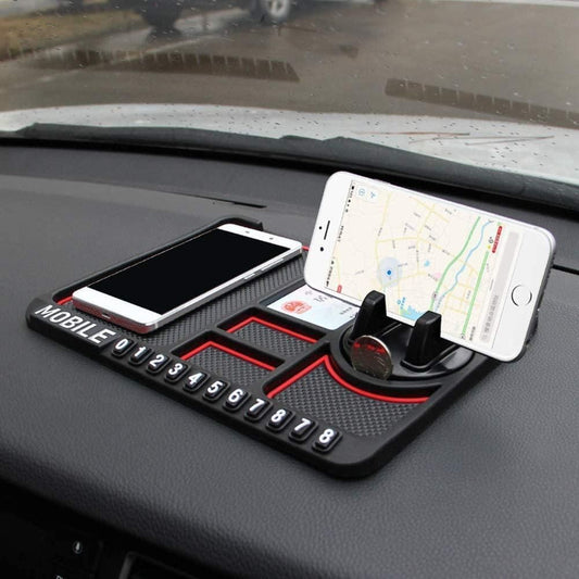 HSR Car Accessories Multifunction Phone GPS Holder Anti-Slip Silicone Pad and Car Mobile Holders for Car Dashboard c5fu54-ny
