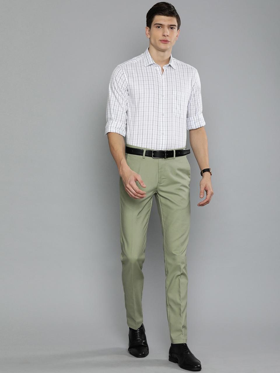 Stretchable Lycra Solid Slim Fit Mens Formal Trouser c5fu54-ny