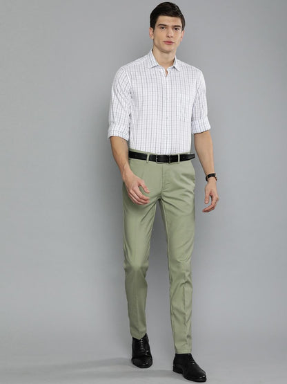 Stretchable Lycra Solid Slim Fit Mens Formal Trouser c5fu54-ny