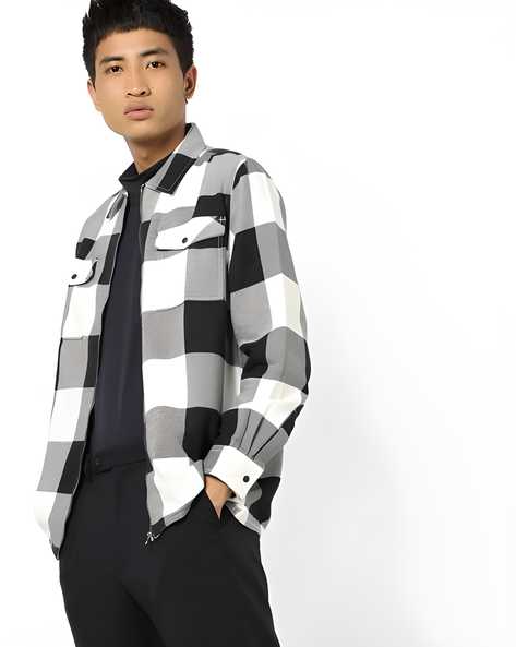 Men's Cotton Check Print Casual Shirt (Combo of 3) c5fu54-ny