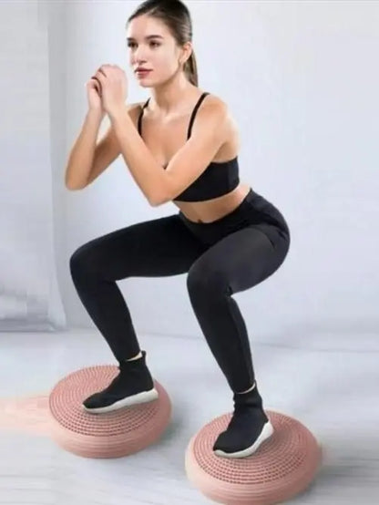 Inflatable Core Trainer Yoga Balance Pad Set c5fu54-ny
