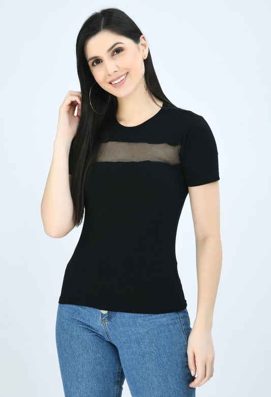 Airbiter Collection Women's Cotton Blend Solid Tops c5fu54-ny