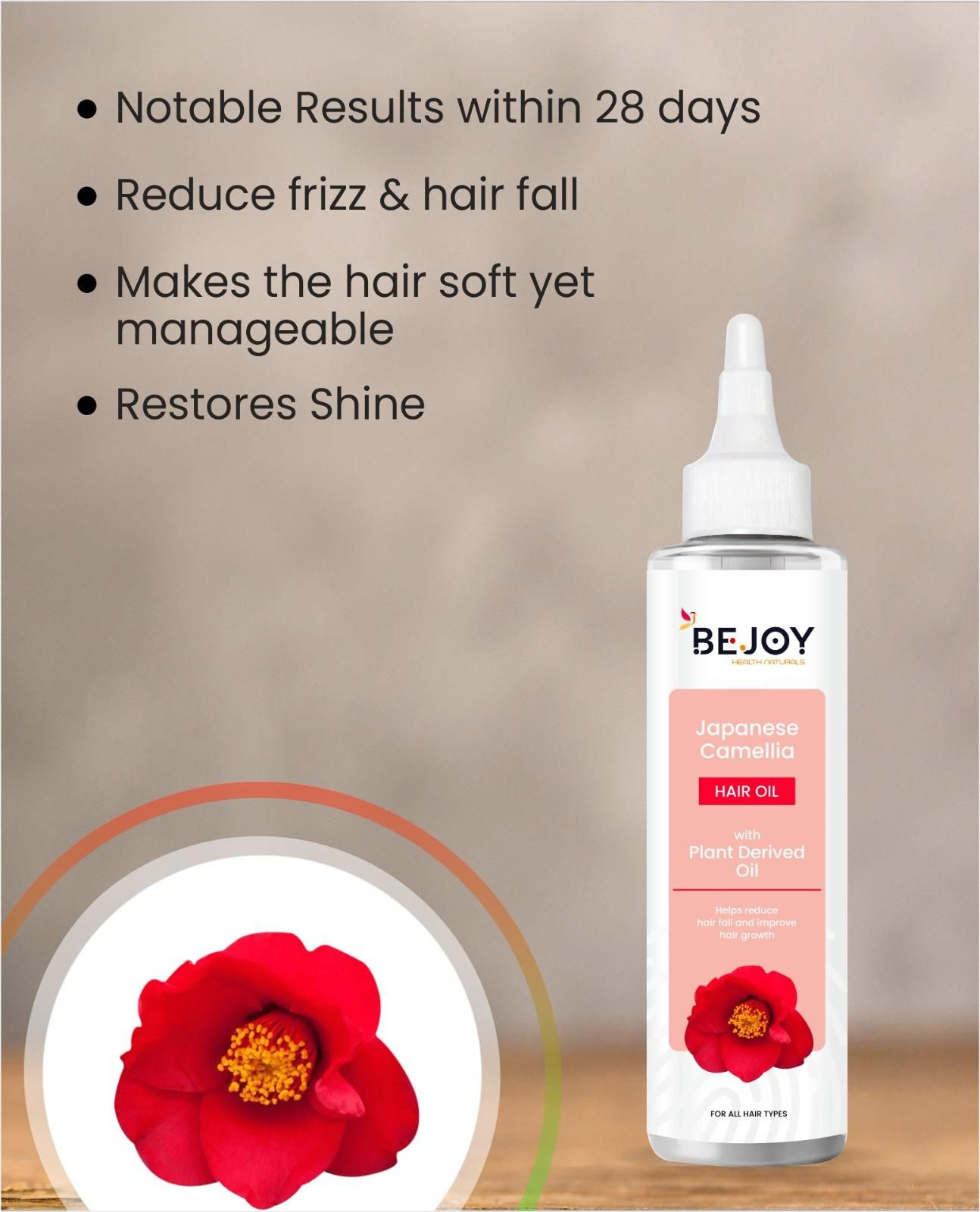 Bejoy Japanese Camellia Hair Oil  150 ml (Pack of 2) c5fu54-ny