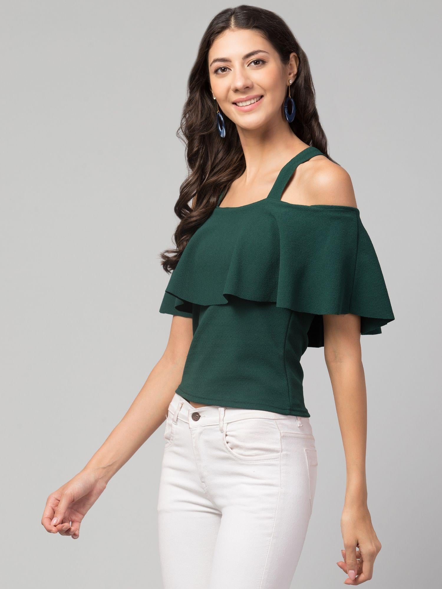 Airbiter Collection Women's Cotton Blend Solid Tops c5fu54-ny