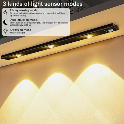 LED PIR Motion Sensor Cabinet  With USB Rechargeble c5fu54-ny