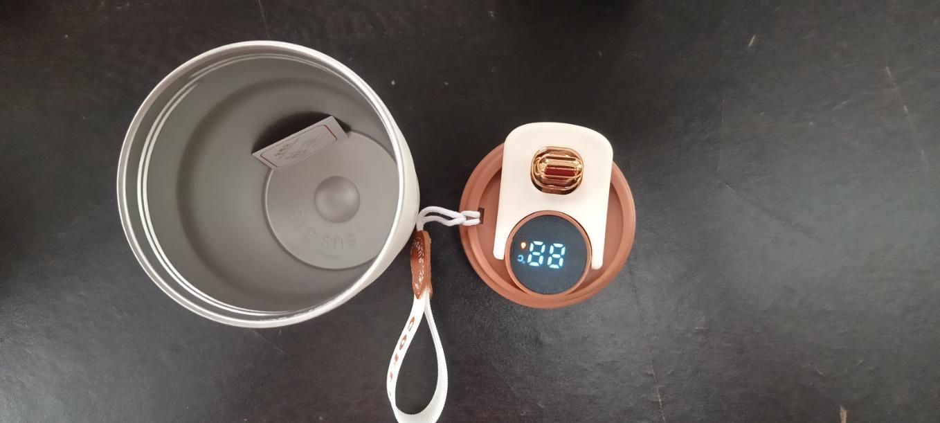 Stainless Steel Hot and Cold Vacuum Insulated Temperature Display Coffee Mug c5fu54-ny