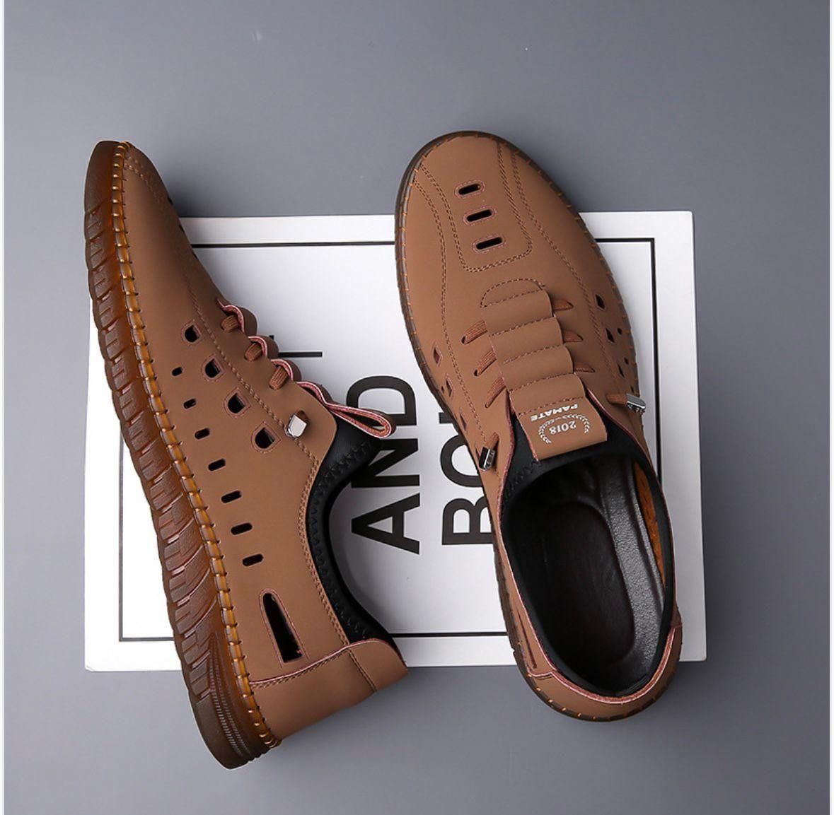 Men's Stylish Laser Cut Casual Shoes c5fu54-ny