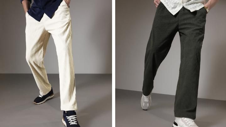 Combo of 2 Men's Caudray Fabric Stylish Pants c5fu54-ny