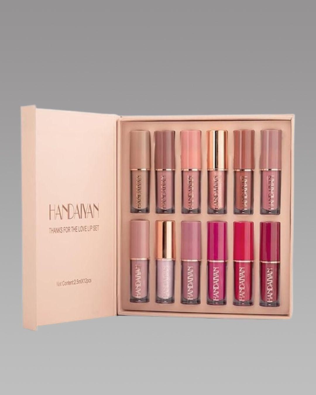 Velvet Matte Liquid Lipstick Set 12Pcs c5fu54-ny