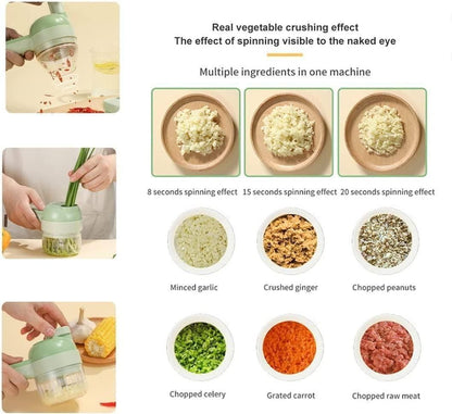 4 in 1 Portable Electric Vegetable Cutter Set c5fu54-ny