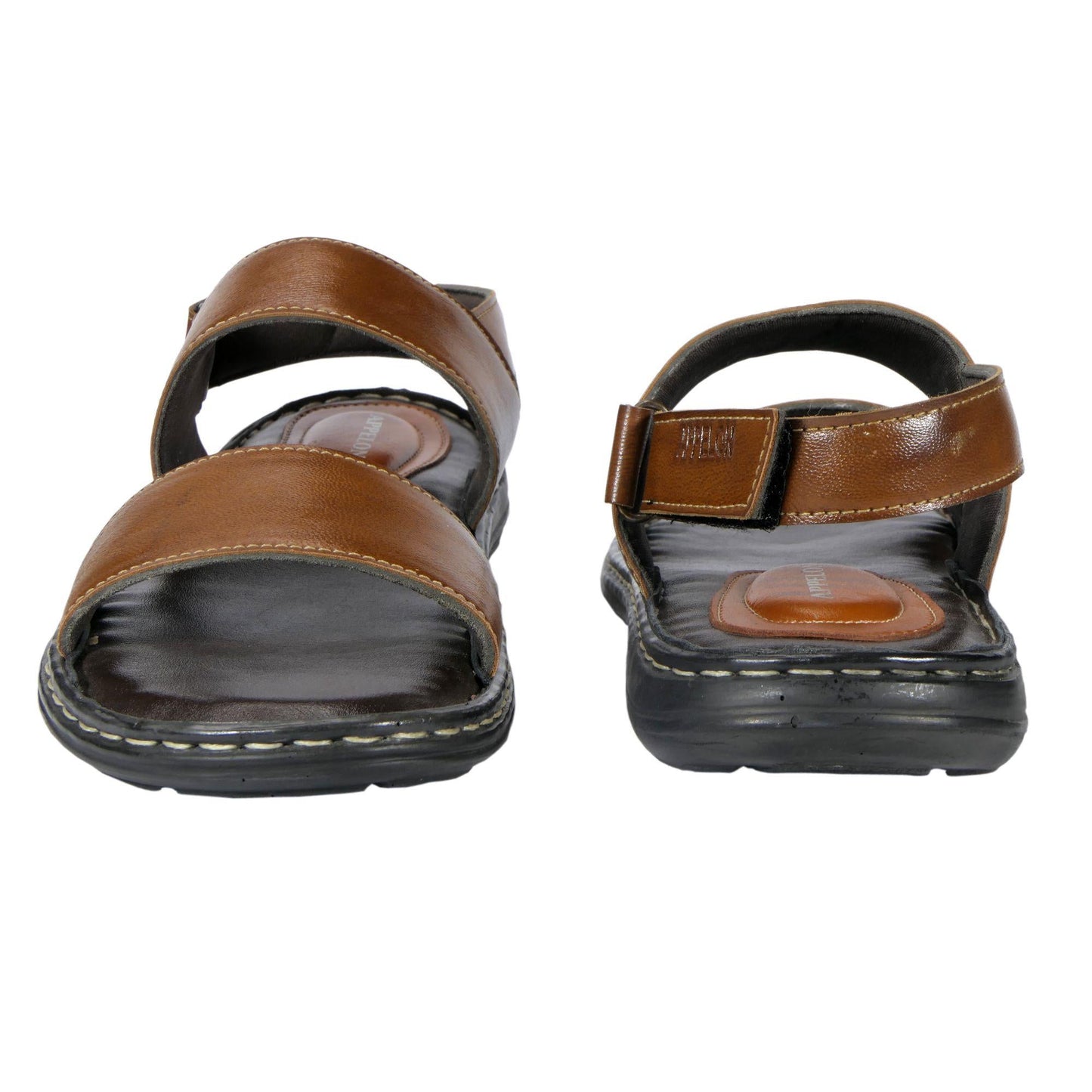 AM PM Men's Daily wear Leather Sandals c5fu54-ny