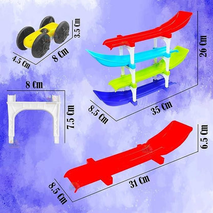 Ramp Racer , Multi level Ramp Racing Car Toy Set c5fu54-ny
