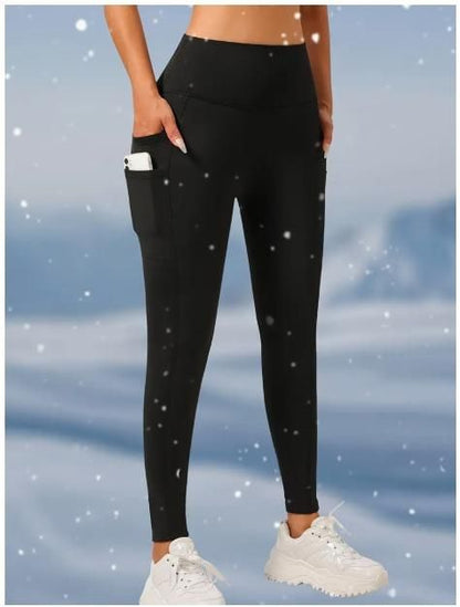 Soft & Comfy Slim Elastic Tights With Side Pockets c5fu54-ny